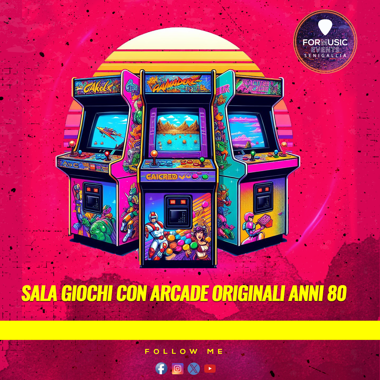 Sala giochi anni 80